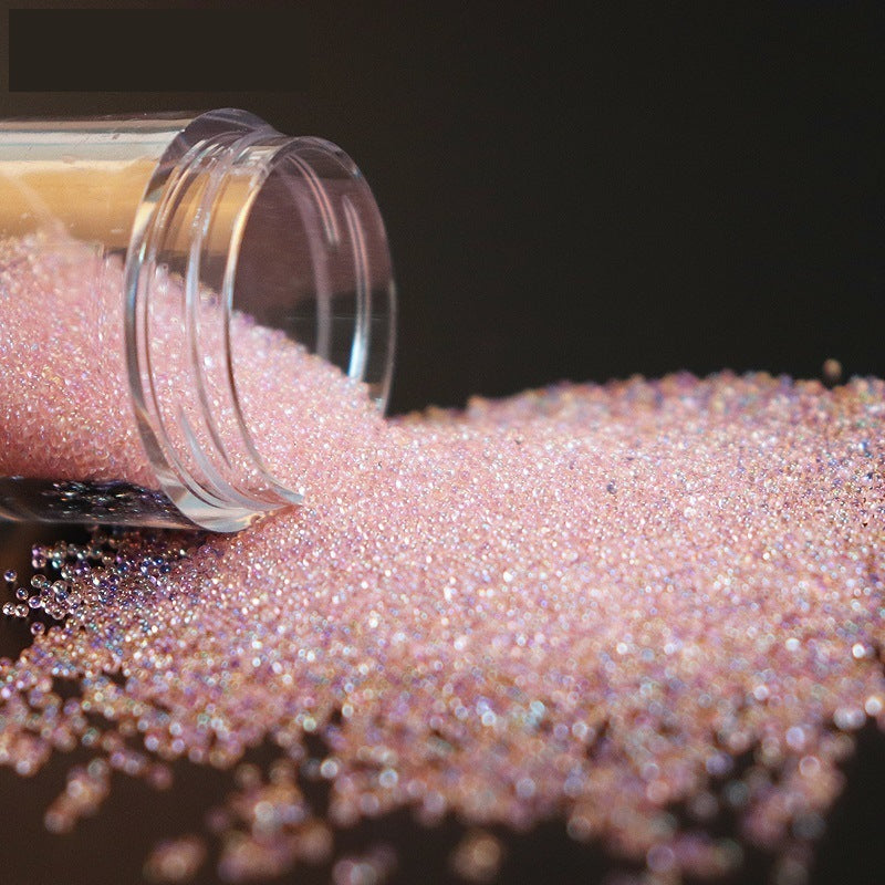 Transparent Micro Glass Bead Non-porous Magic Color Bubble Ornament