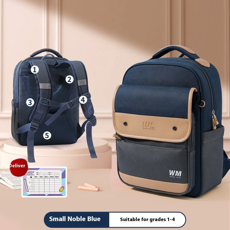 Children's Backpack For Grade Portable Burden Alleviation