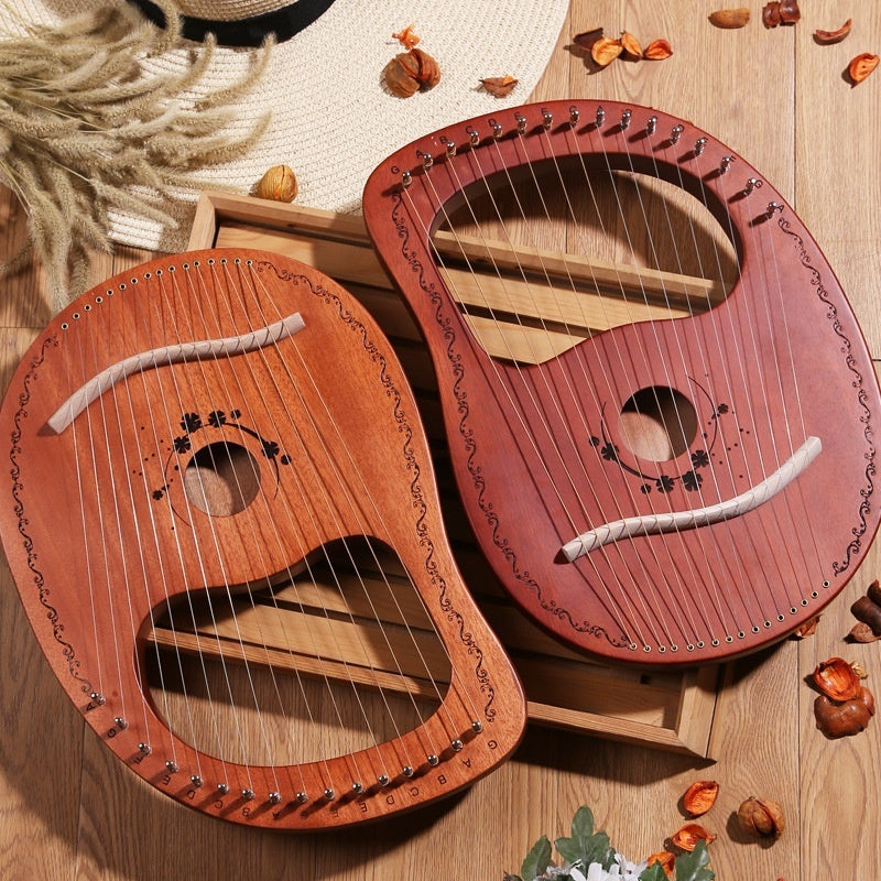 Solid Wood Veneer Lyre