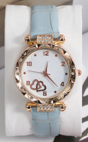 Round Dial Belt Women's Fashion Watch