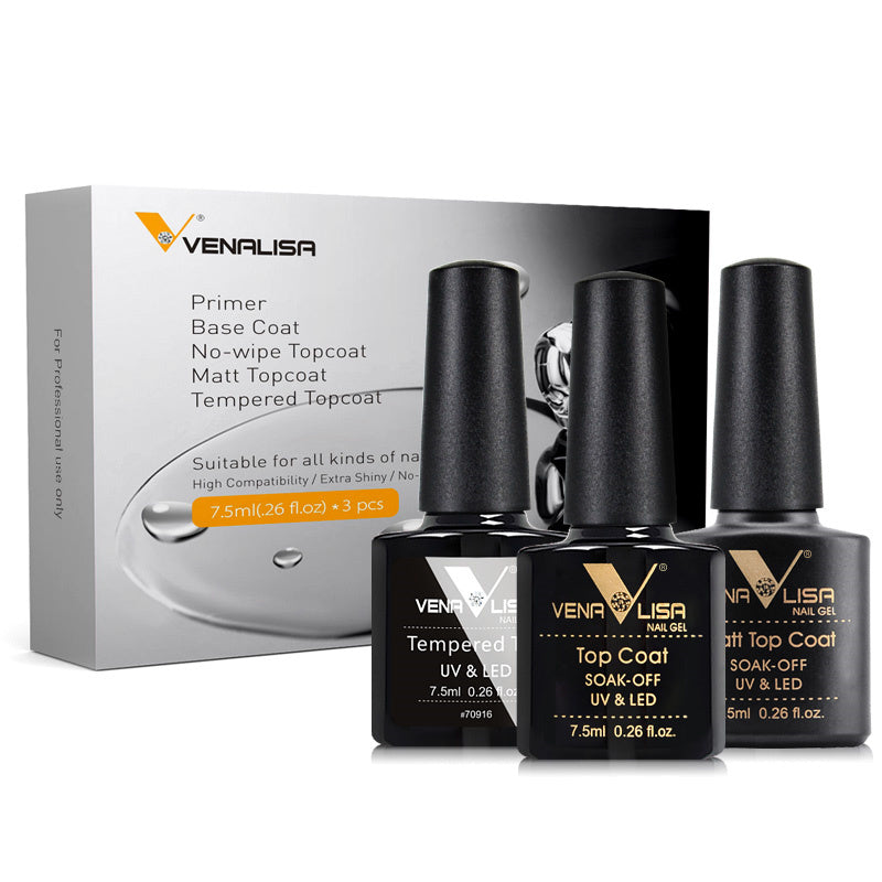 Rubber Base Nail Glue Set For Sealing And Peelable Base