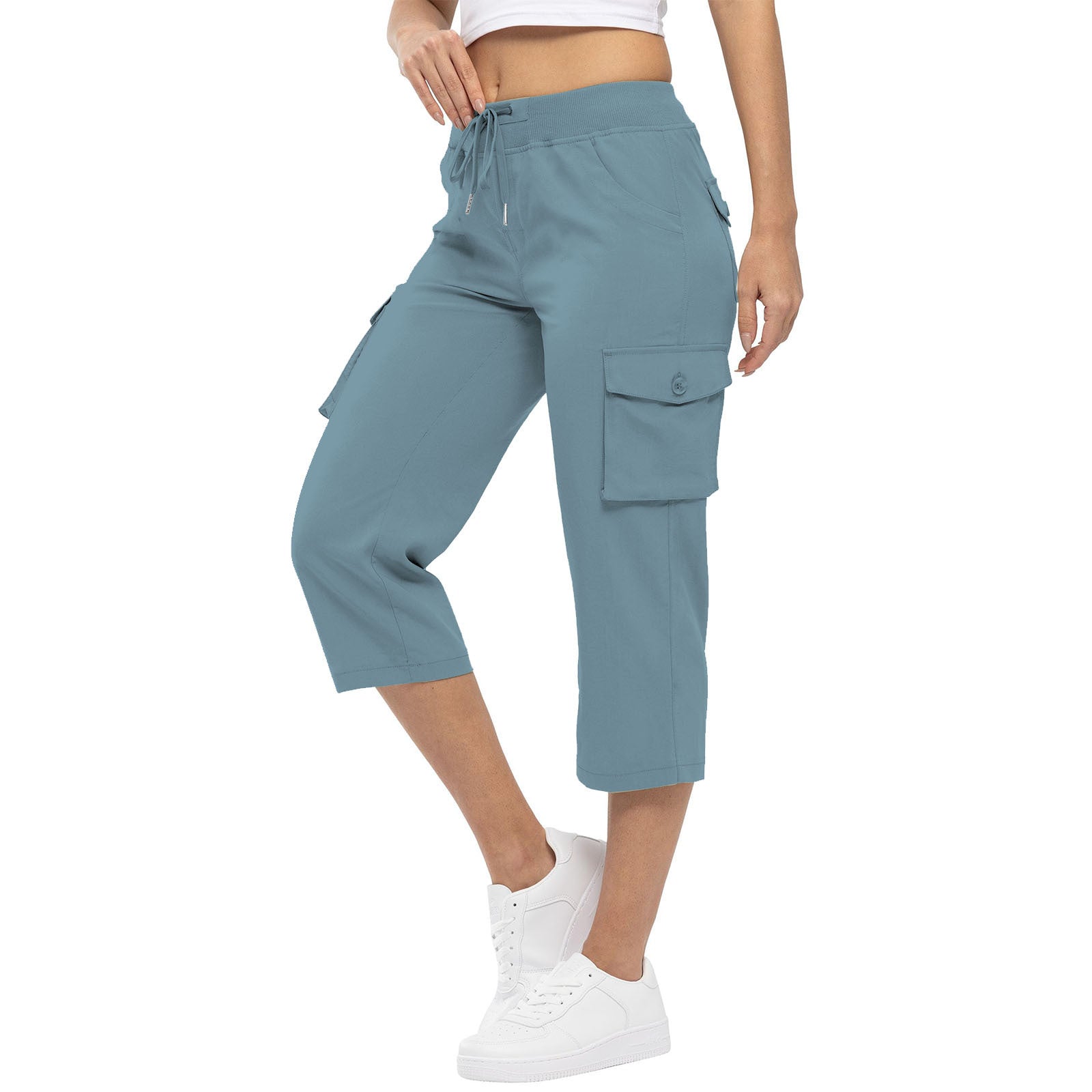 Cotton Casual Pants – Women’s Loose Fit Breathable Everyday Trousers