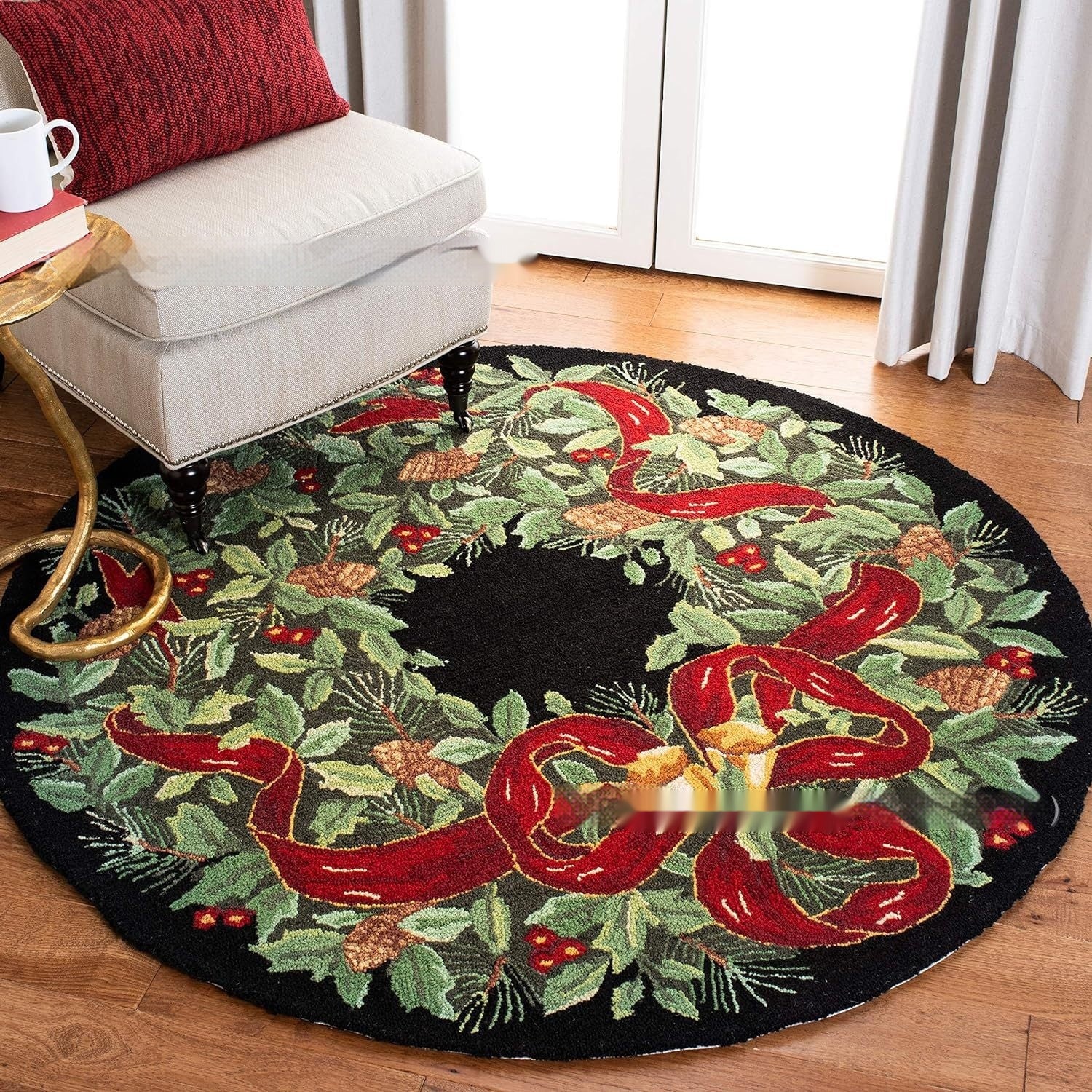 Christmas Cashmere-like Carpet Easy To Care
