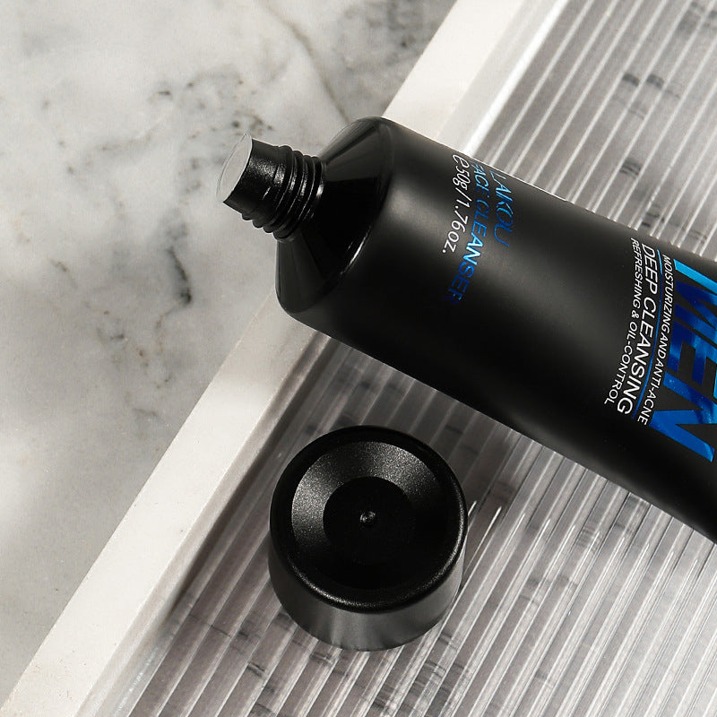 Aqua Based Men Facial Scrub Cleanser 50g Safe Formula