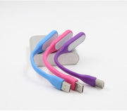 Creative Bendable Mini USB Charging Treasure Night Light Laptop Portable USB Light Eye Protection Light Reading Light 1pc Random Color