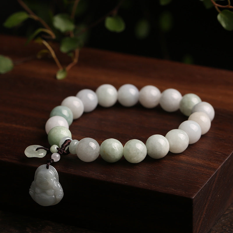 Natural Emerald Hanging Bracelet Jade