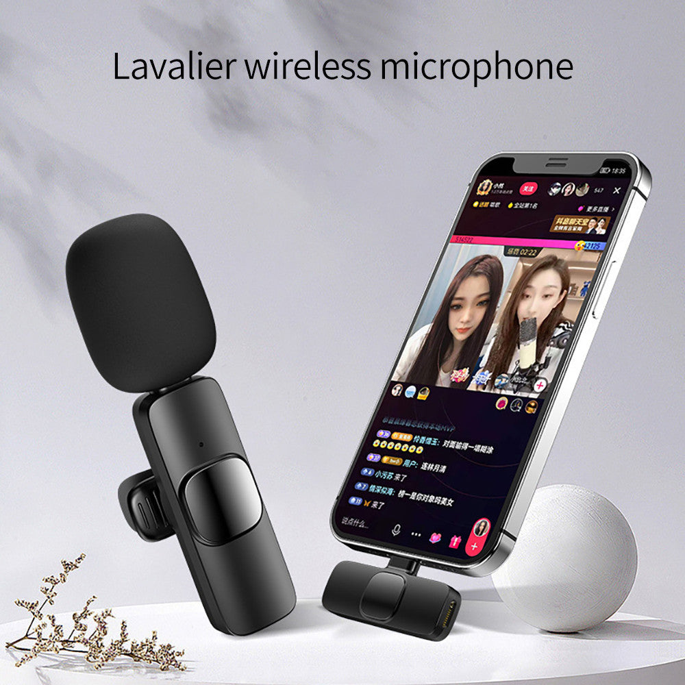 ClearCast™ Wireless Lavalier Microphone – iPhone & Android Compatible