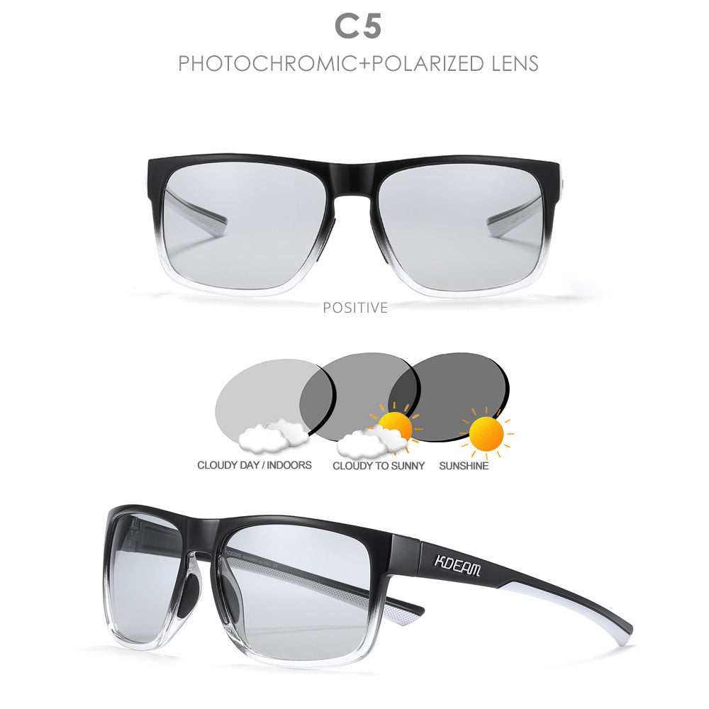 Colorful Real Film Lure Fishing Sunglasses