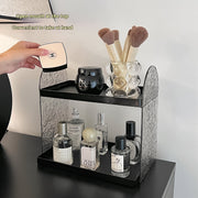 Acrylic Glacier Pattern Cosmetics Organizer – Desktop Storage Box