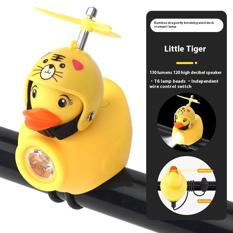 Bicycle Lights Night Riding For Children Broken Wind Duck Horn