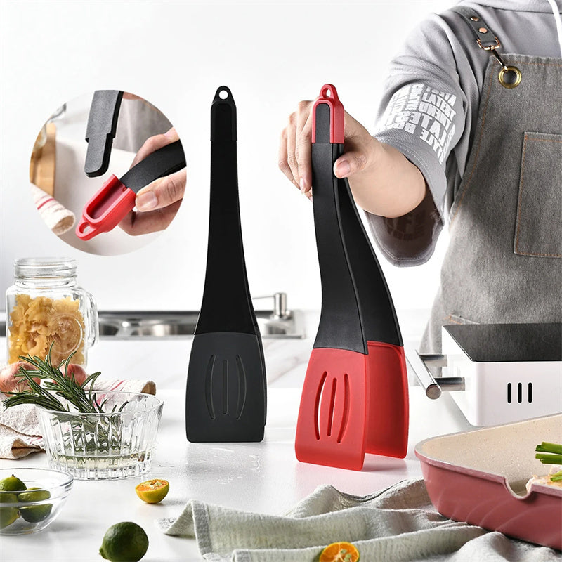 Silicone 3 In 1 Spatula Clip For Steak Pancakes Everyday