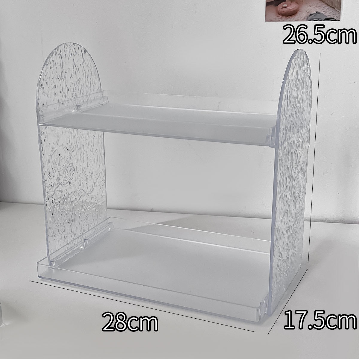 Acrylic Glacier Pattern Cosmetics Organizer – Desktop Storage Box