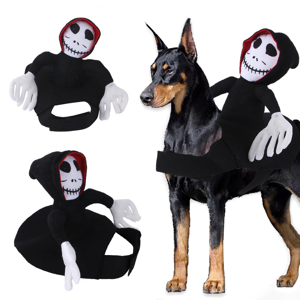 Halloween Pet Costume – Funny Spider or Pumpkin Vest Outfit for Dogs and Cats