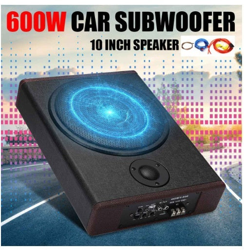 12V Car Subwoofer – High-Power Ultra-Thin Bass Speaker