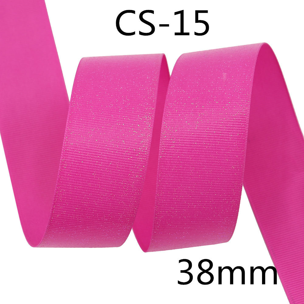 Silk Ribbon Gift Packaging Glitter Webbing 10 Yards