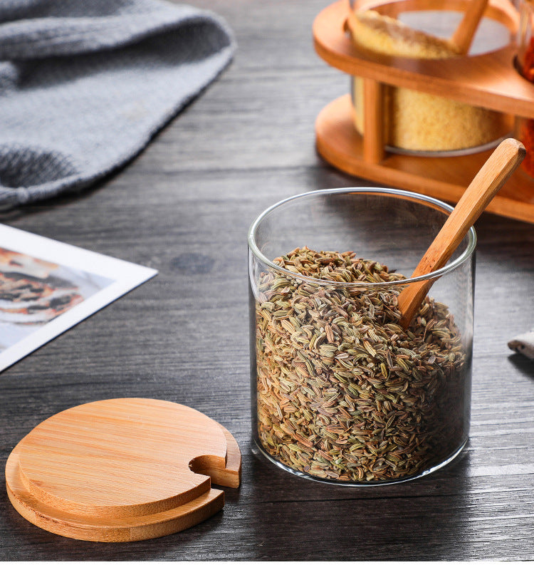 Kitchen Seasoning Jar Set – Household Spice Container Organizer