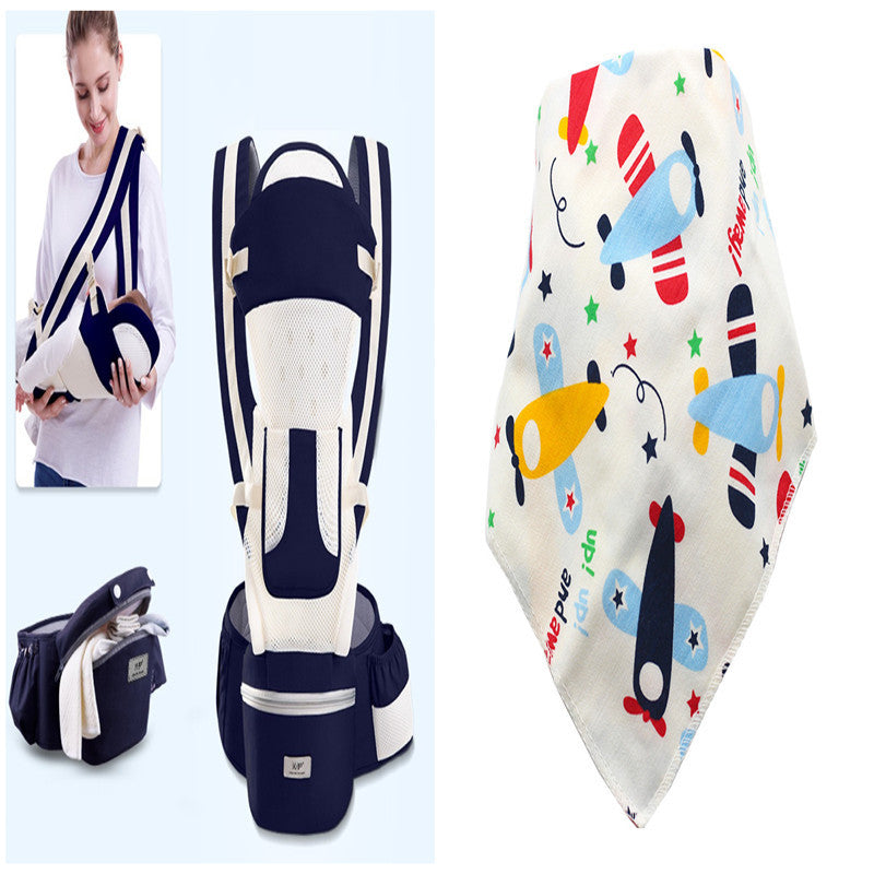 Baby Carrier with Waist Stool – Breathable and Multifunctional