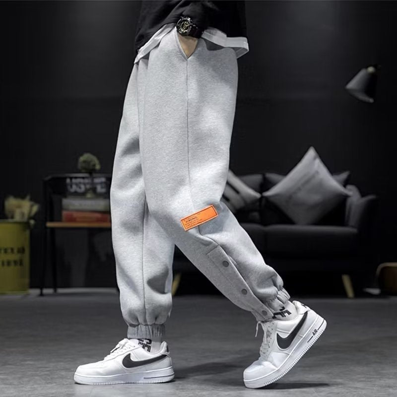 Men’s Velvet Padded Winter Casual Pants – Warm Thick Trousers
