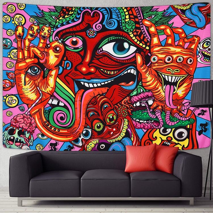 Home Decoration Psychedelic Background Cloth