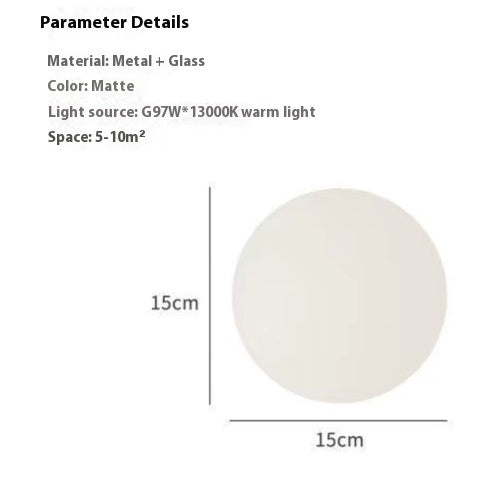 Ball Minimalist Designer Model Glass Wall Lamp