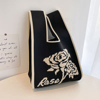 Rose Letter Black