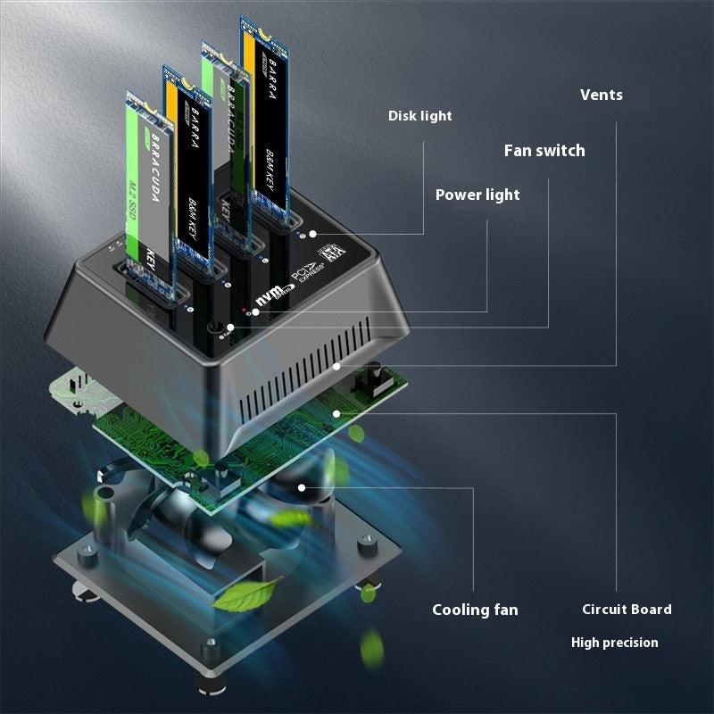 M.2 Dual Protocol SSD Base – Versatile Solid State Drive Enclosure