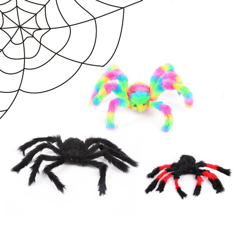 Halloween Spider Decoration Props Plush Toy