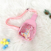 Kids' PU Leather Chest Bag – Solid Color, Lightweight & Stylish Shoulder Pack