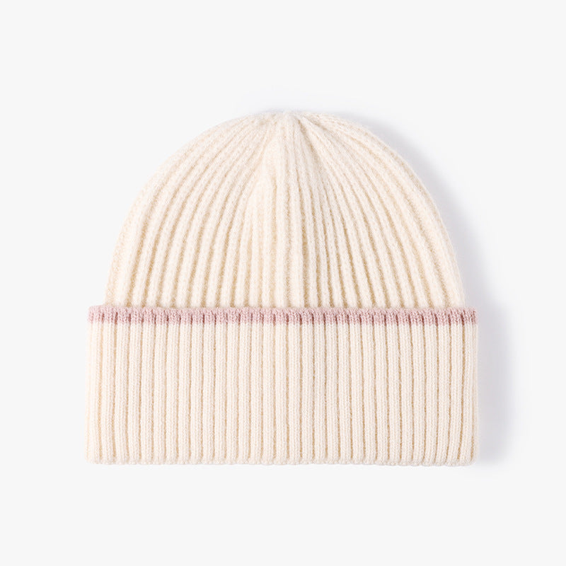 All-Match Simple Warm Thickened Knitted Hat – Cozy Winter Headwear