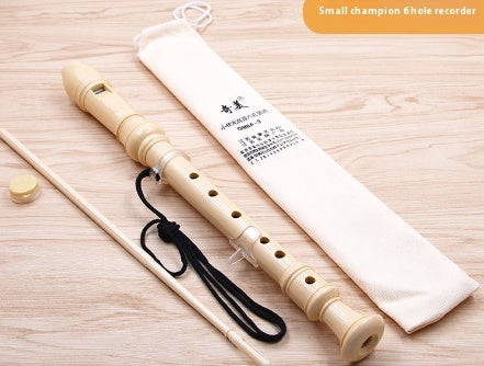 Children's Flute Instrument With Six Holes And Eight