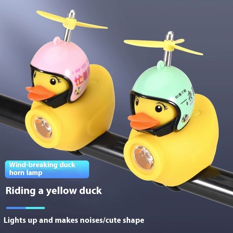 Bicycle Lights Night Riding For Children Broken Wind Duck Horn