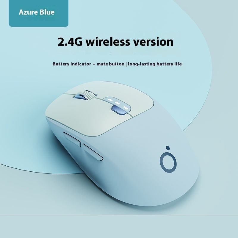 Mute Wireless Bluetooth Mouse – Quiet & Efficient for Office Use