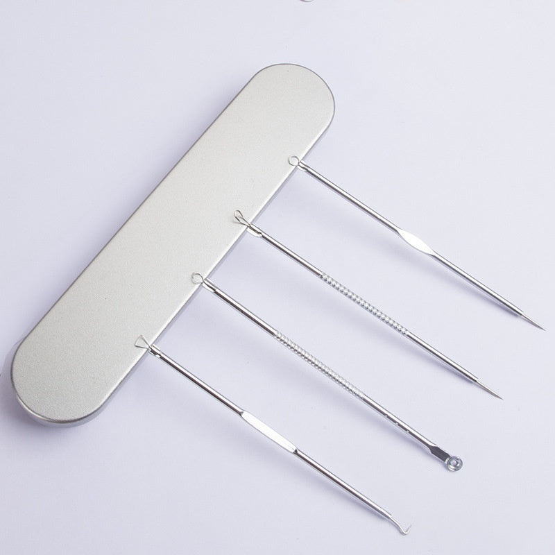 Stainless Steel Acne Needle Kit – Blackhead & Pimple Extractor Beauty Tools