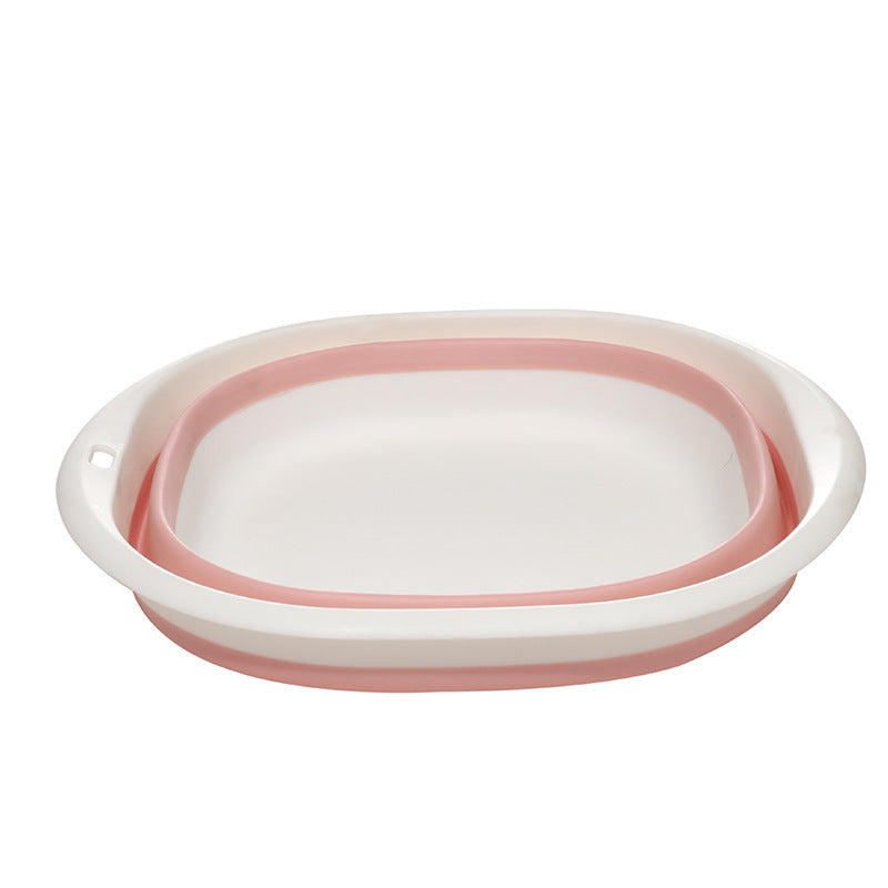 Unisex Foldable Plastic Baby Wash Basin Portable For Home
