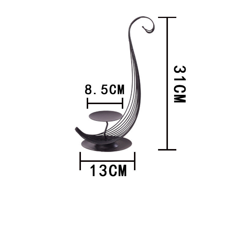 Iron Frame Ornament Study Living Room Window Decoration
