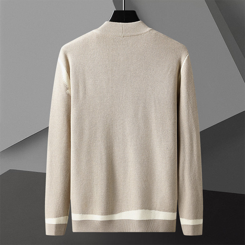 Autumn Cardigan Men's Long Sleeved Sweater Coat