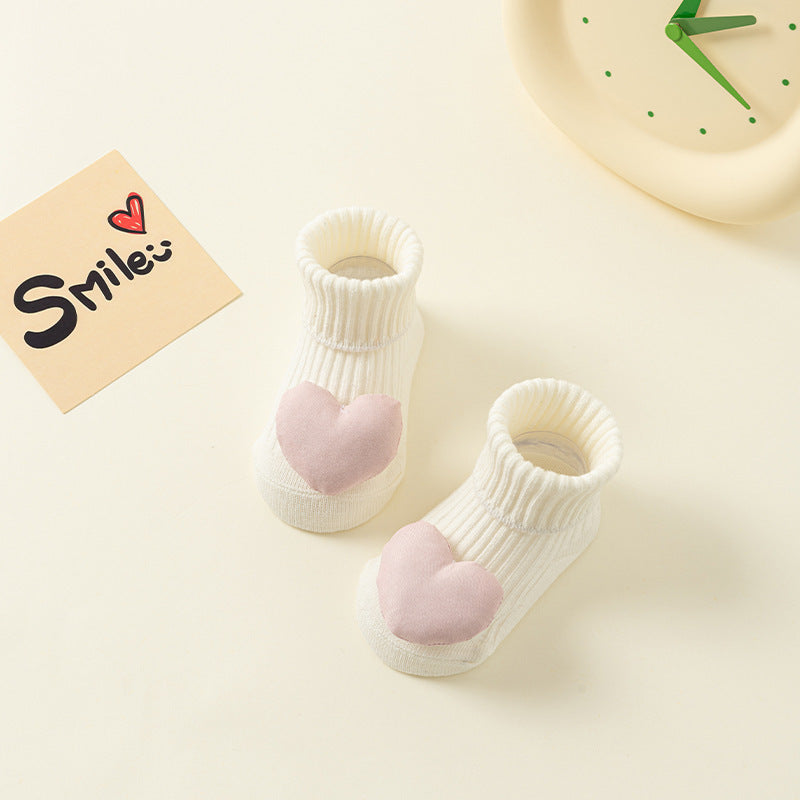 Spring And Autumn Non-slip Not Feel Tight With Feet Cartoon Room Socks