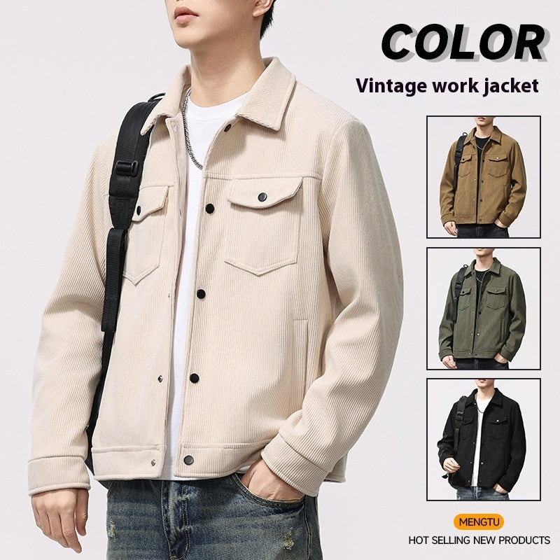 Retro Casual Loose Lapels Top