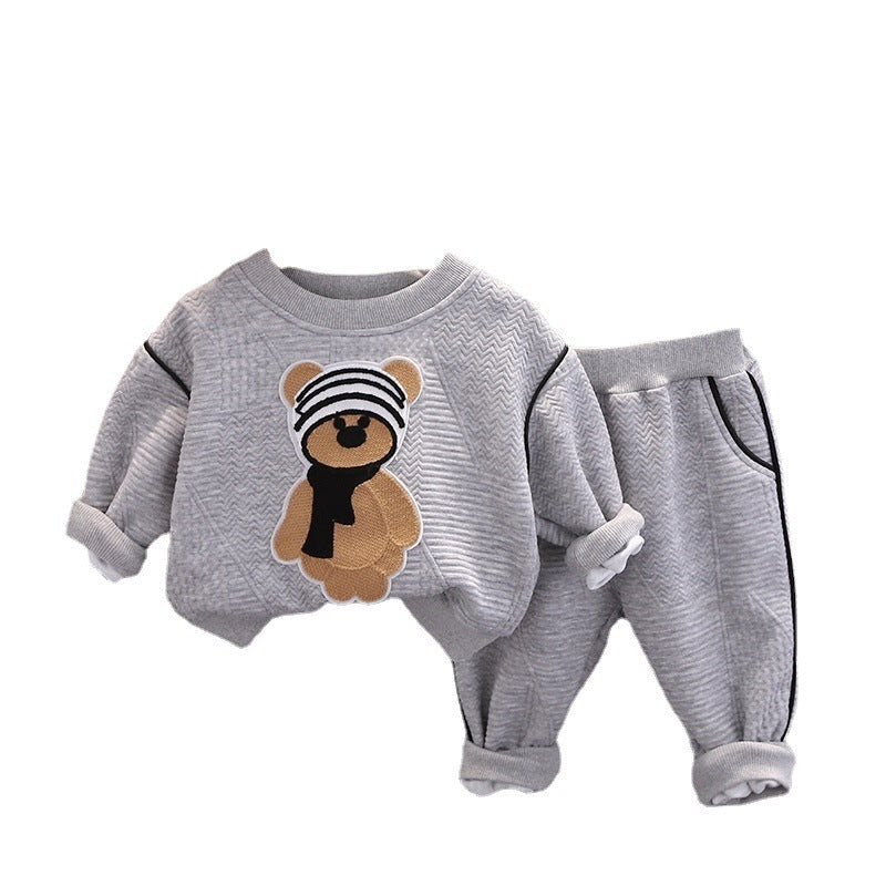 Unisex Hooded Long Sleeve Elephant Cotton Kids Top
