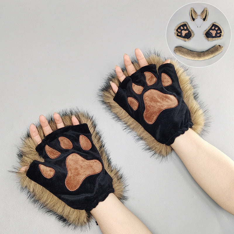 Halloween Masquerade Werewolf Beast Ear Headdress Costume Props