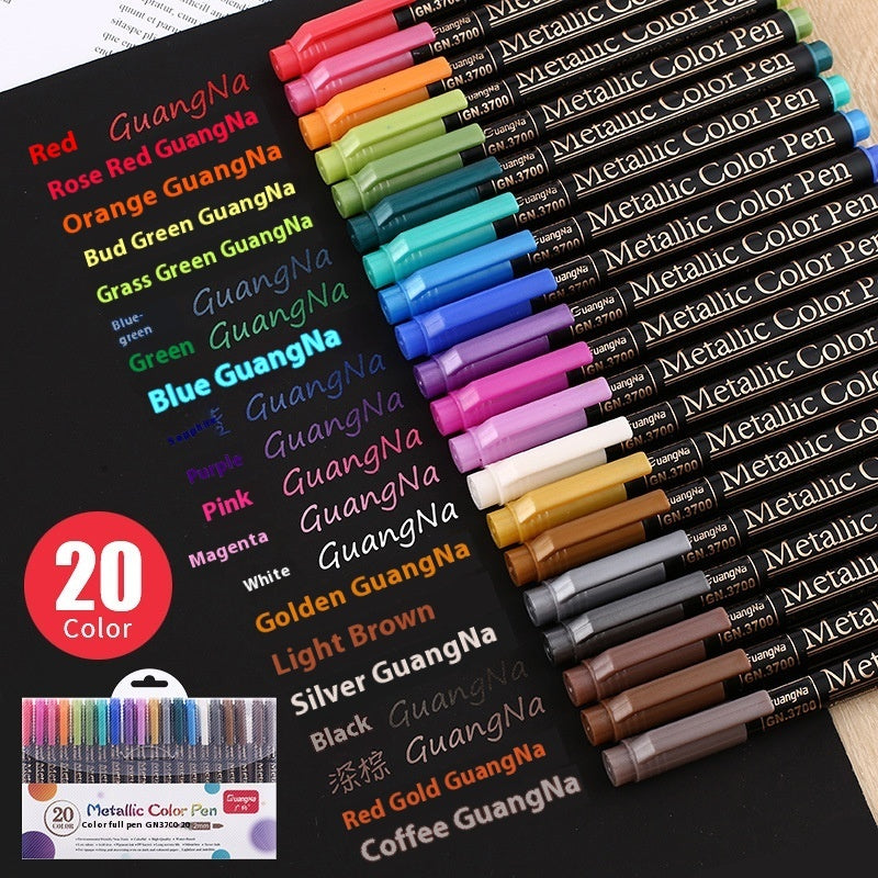 Metal Painting Color Graffiti Pen For Fine Arts
