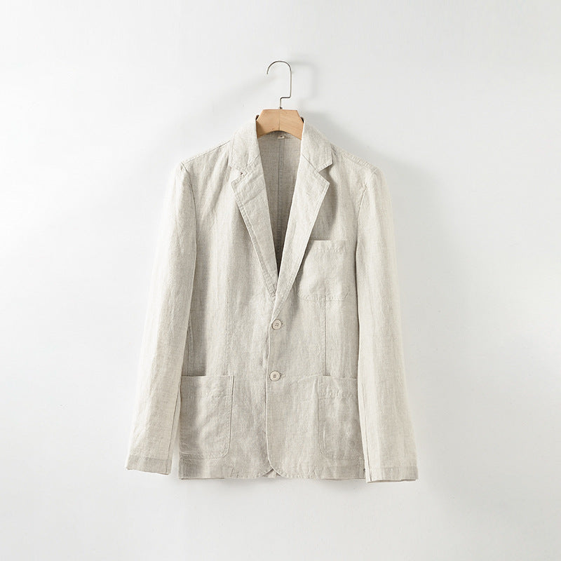 Linen Suit Thin Coat For Men