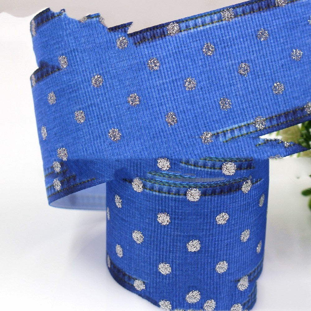 25mm Plaid Laser Silver Thermal Transfer Thread Ribbon – DIY Sewing, Crafts, and Decoration