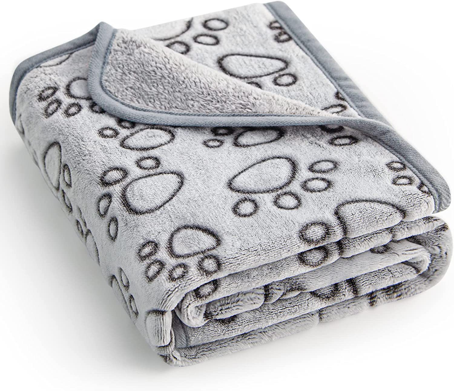 Pet Blanket Flannel Cut Flower Footprints
