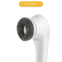 Wire ball brush head