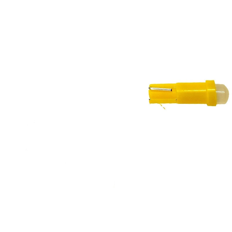 Car Bulb Ceramic T5 LED Instrument Light, T5 1SMD 3D Astigmatism COB Indicator and Makeup Light