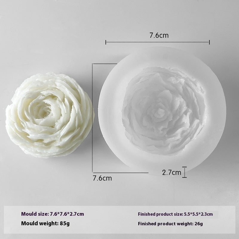 Flower Aromatherapy Candle Silicone Mold DIY