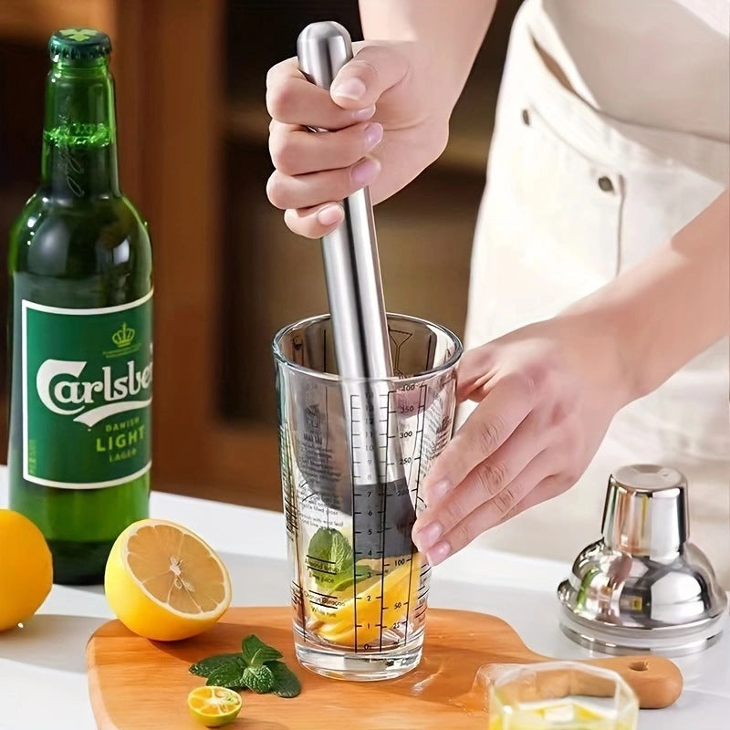 Stainless Steel Ice Crusher Hammer – Multi-Use Fruit & Ice Masher for Bar & Kitchen