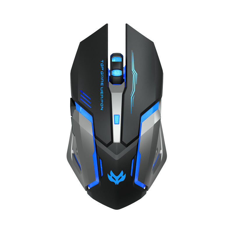 Wireless Charging Silent Gaming Mouse – Rechargeable Mechanical Design for PC and Laptop