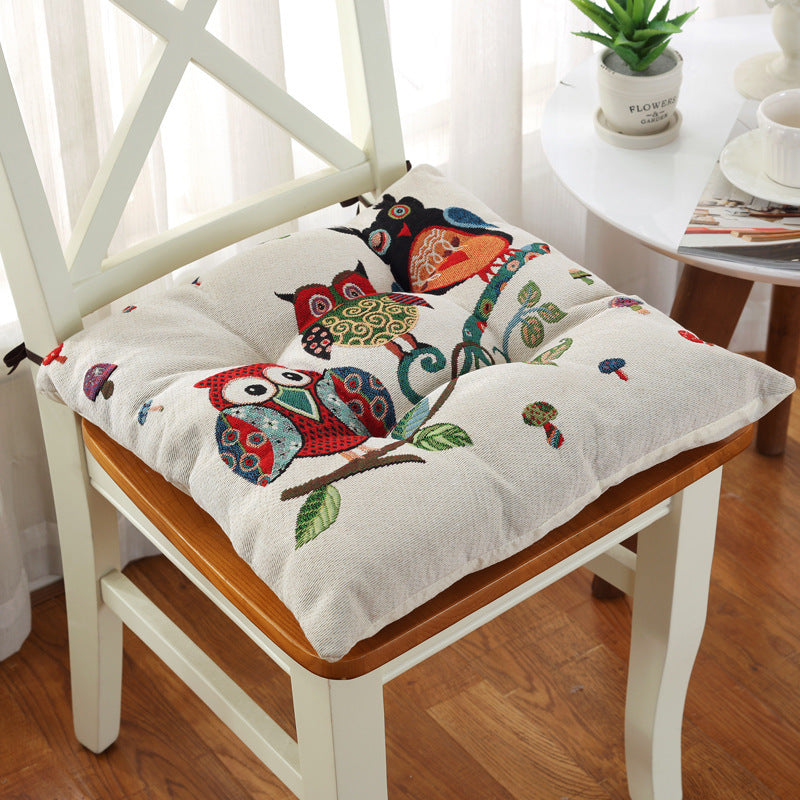 Thickened Non-slip Chair Cushion Tatami Children's Heightened Dining Chair Cushion Solid Wood Stool Car Seat Cushion